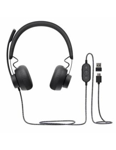 CASQUE MICROPHONE USB-C LOGITECH ZONE WIRED HEADPHONES 2