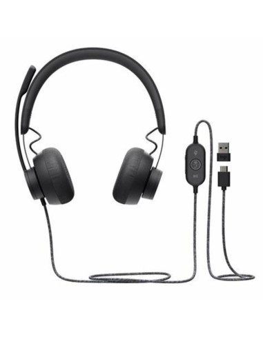 CASQUE MICROPHONE USB-C LOGITECH ZONE WIRED HEADPHONES