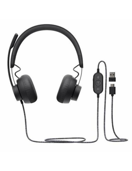 CASQUE MICROPHONE USB-C LOGITECH ZONE WIRED HEADPHONES