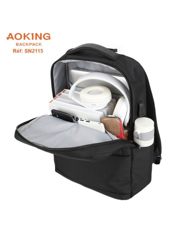 SAC A DOS AOKING SN2115 BLACK