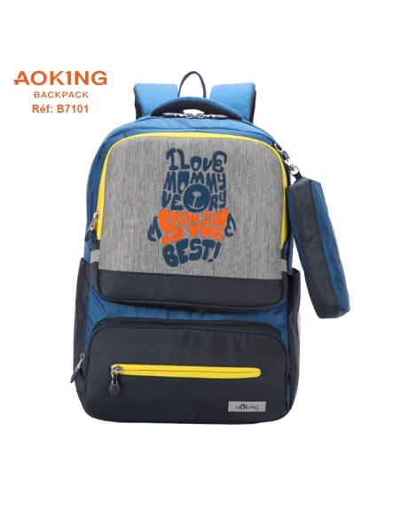 SAC A DOS AOKING B7101 BLUE