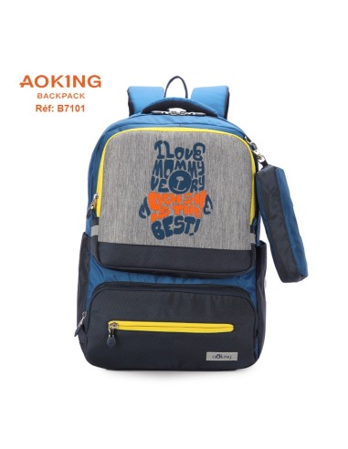 SAC A DOS AOKING B7101 BLUE