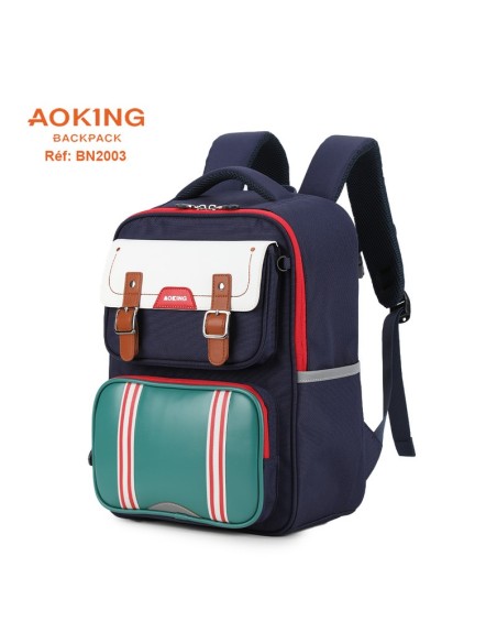 SAC A DOS AOKING BN2003 NAVY-GREEN