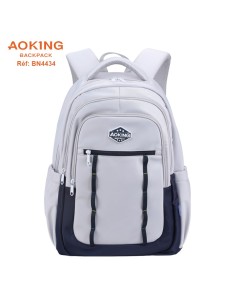SAC A DOS AOKING SCOLAIRE BN4434 GREY