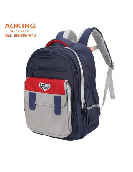 SAC A DOS AOKING SCOLAIRE BN4805-W10 NAVY-RED