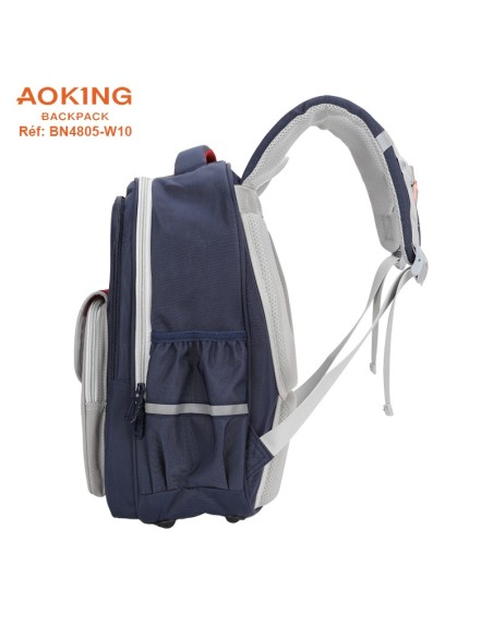 SAC A DOS AOKING SCOLAIRE BN4805-W10 NAVY-RED