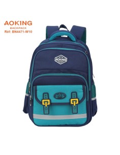 SAC A DOS AOKING SCOLAIRE BN4471-W10 NAVY-GREEN