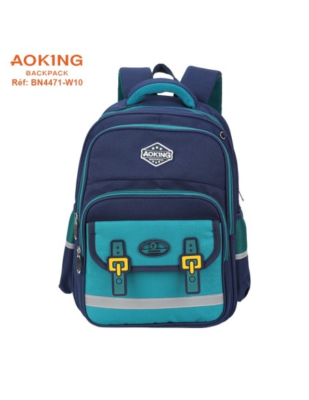SAC A DOS AOKING SCOLAIRE BN4471-W10 NAVY-GREEN