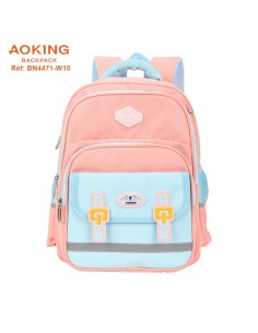SAC A DOS AOKING SCOLAIRE BN4471-W10 PINK-BLUE