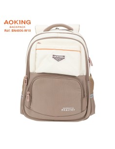 SAC A DOS AOKING SCOLAIRE BN4806-W10 BEIGE