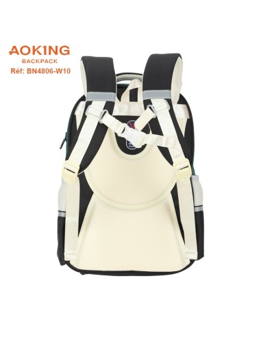 SAC A DOS AOKING SCOLAIRE BN4806-W10 GREEN-BLACK