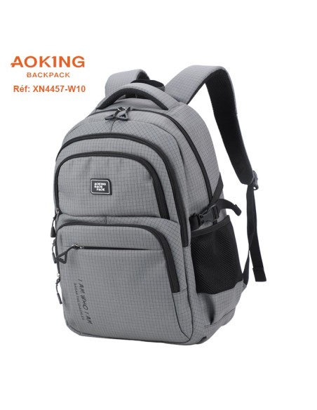 SAC A DOS AOKING SCOLAIRE XN4457-W10 DARK GREY