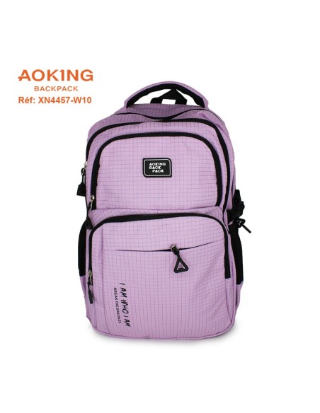 SAC A DOS AOKING SCOLAIRE XN4457-W10 PURBLE
