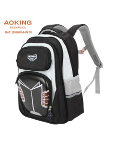 SAC A DOS AOKING SCOLAIRE BN4804-W10 BLACK 2