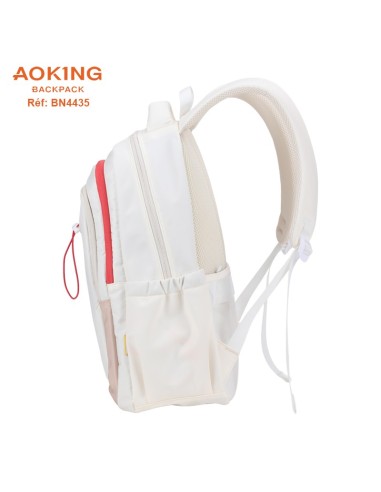 SAC A DOS AOKING SCOLAIRE BN4435 LIGHT GREY