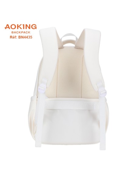 SAC A DOS AOKING SCOLAIRE BN4435 LIGHT GREY