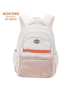 SAC A DOS AOKING SCOLAIRE BN4436 BEIGE