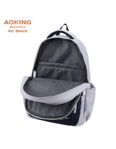 SAC A DOS AOKING SCOLAIRE BN4436 GREY