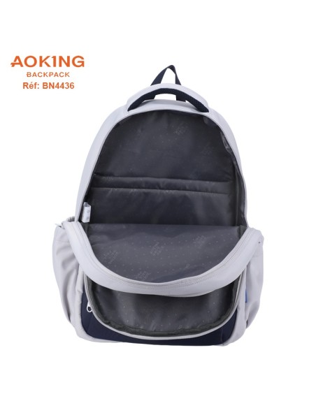 SAC A DOS AOKING SCOLAIRE BN4436 GREY