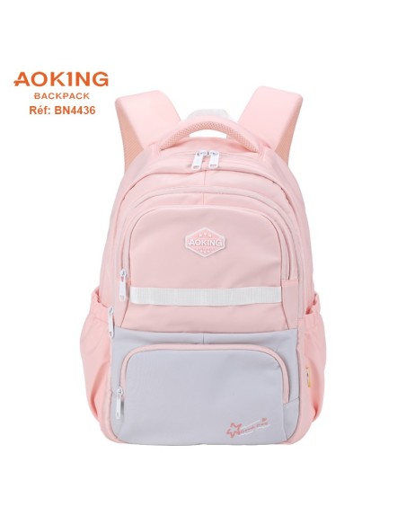SAC A DOS AOKING SCOLAIRE BN4436 PINK