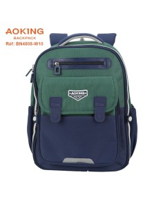 SAC A DOS AOKING SCOLAIRE BN4808-W10 NAVY-GREEN
