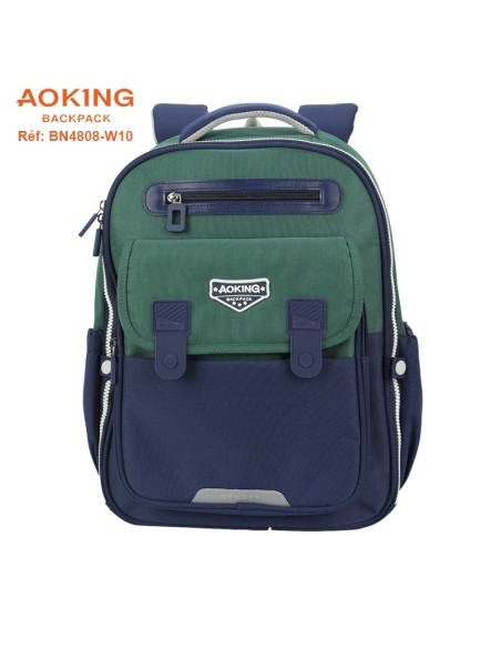 SAC A DOS AOKING SCOLAIRE BN4808-W10 NAVY-GREEN