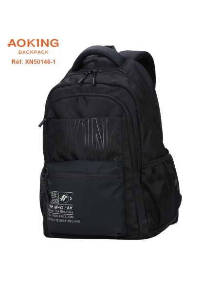 SAC A DOS AOKING SCOLAIRE XN50146-1 BLACK