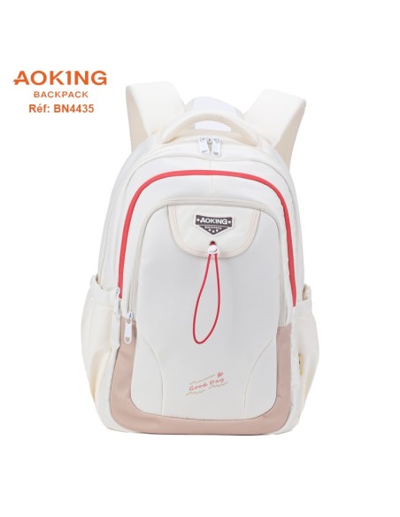 SAC A DOS AOKING SCOLAIRE BN4435 LIGHT GREY