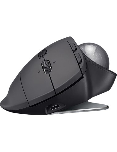 SOURIS OPTIQUE 6 BOUTONS SCROLL USB SANS FIL MX ERGO LOGITECH NOIR