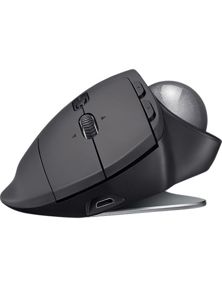 SOURIS OPTIQUE 6 BOUTONS SCROLL USB SANS FIL MX ERGO LOGITECH NOIR