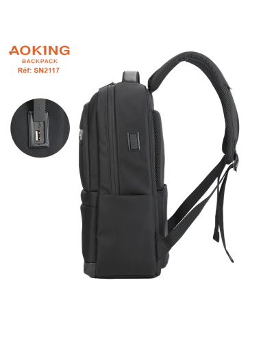 SAC A DOS AOKING SN2117 BLACK