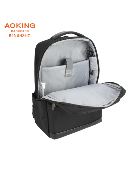 SAC A DOS AOKING SN2117 BLACK