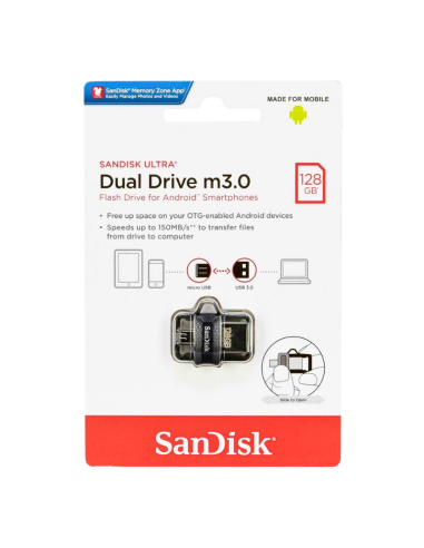 FLASH DISK 128G OTG USB 3.0 MICRO SANDISK