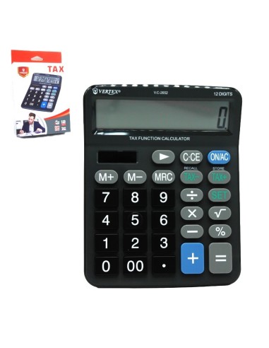 CALCULATRICE VERTEX 12Dig. V.C-2652K