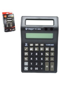 CALCULATRICE VERTEX 12Dig DOUBLE AFFICHAGE. V.C-2656