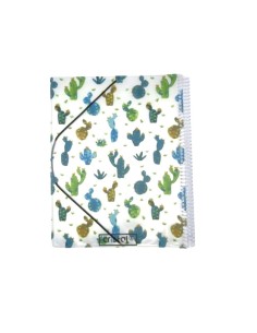 PORTE FICHES 40 POCHETTES SPIRALE MOTIF ELASTIQUE CRISTAL CR-704