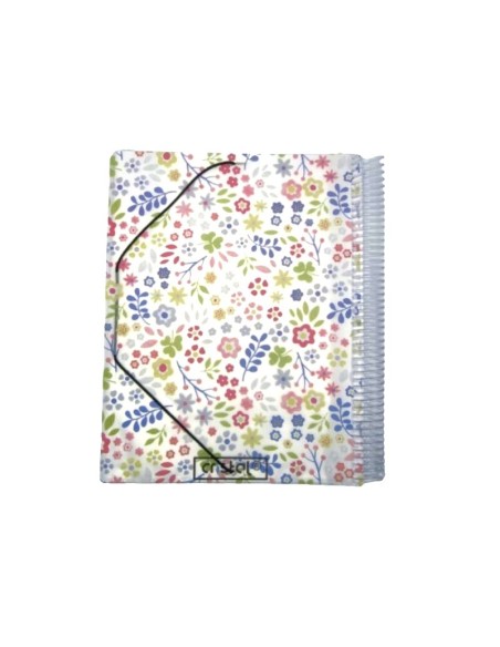 PORTE FICHES 100 POCHETTES SPIRALE MOTIF ELASTIQUE CRISTAL CR-710