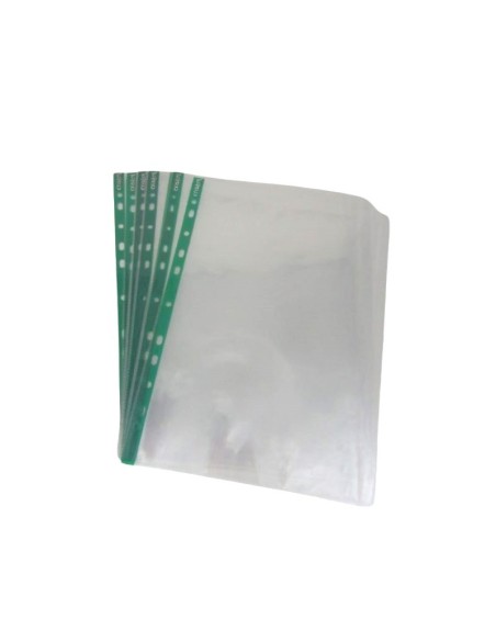 POCHETTE PERFOREE EN PP 10 Pcs 80 MIC CRISTAL CR-9011