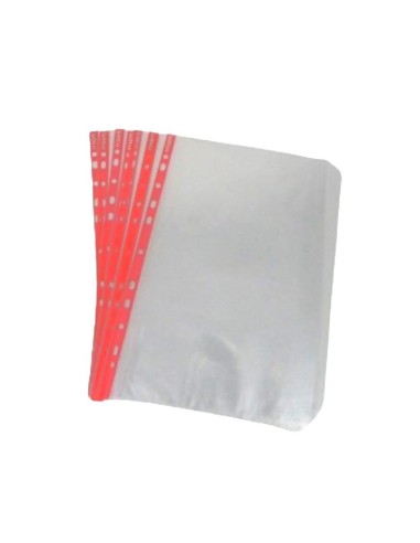 POCHETTE PERFOREE EN PP 10 Pcs 50 MIC CRISTAL CR-9006