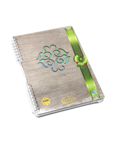 NOTE BOOK 17X22 COUVERTURE EN BOIS EXCELLES EP-0499