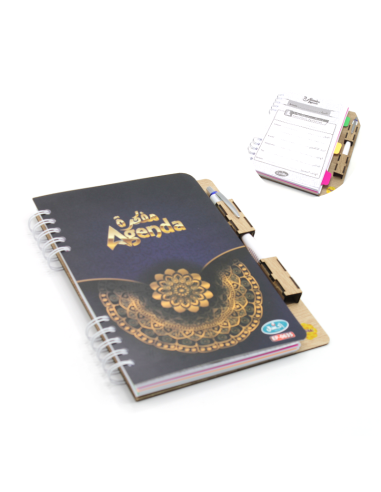 NOTE BOOK A5 AVEC STYLO BOIS AGENDA EXECLLES EP-0635