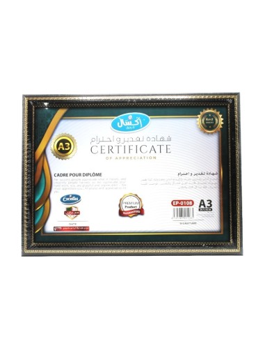 CADRE POUR DIPLOME A3 EXCELLES EP-0108