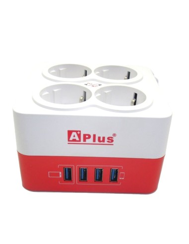 MULTIPRISE 4 SORTIES - 1.5M -4USB A PLUS