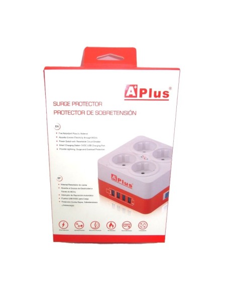 MULTIPRISE 4 SORTIES - 1.5M -4USB A PLUS