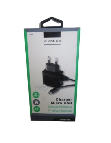 CHARGEUR MICRO USB UNIVERSAL MOBILE 1M VIVANCO