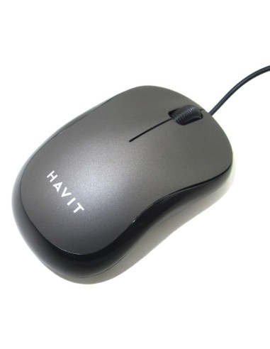 SOURIS OPTIQUE 2 BOUTONS SCROLL USB GRIS HAVIT HV-MS606