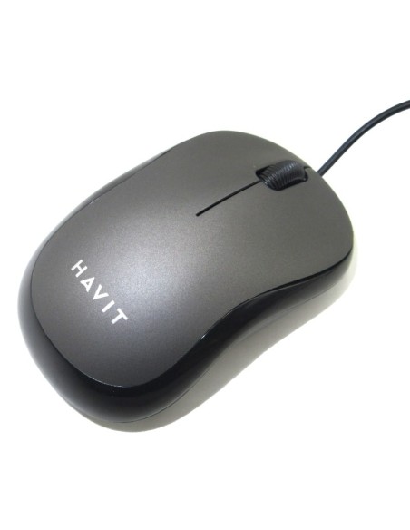SOURIS OPTIQUE 2 BOUTONS SCROLL USB GRIS HAVIT HV-MS606