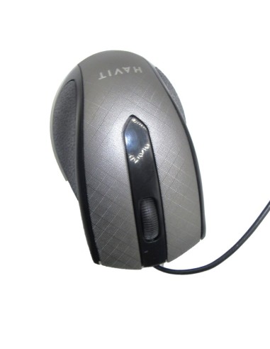 SOURIS OPTIQUE 2 BOUTONS SCROLL USB HAVIT GRIS HV-MS80