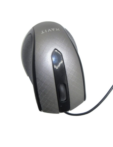SOURIS OPTIQUE 2 BOUTONS SCROLL USB HAVIT GRIS HV-MS80