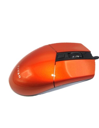 SOURIS OPTIQUE 2 BOUTONS SCROLL USB ORANGE HAVIT HV-MS71